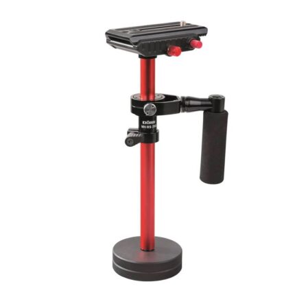 Ideal for Mirrorless & DSLR Cameras Provides Blur-Free Filming 3 Section Monopod with 2 Extensions Removable Foot Stand Rubberized Grip with 360° Rotation 1/4" Quick Release System (3/8" additional mount) Includes Case and 4 Counter Weights